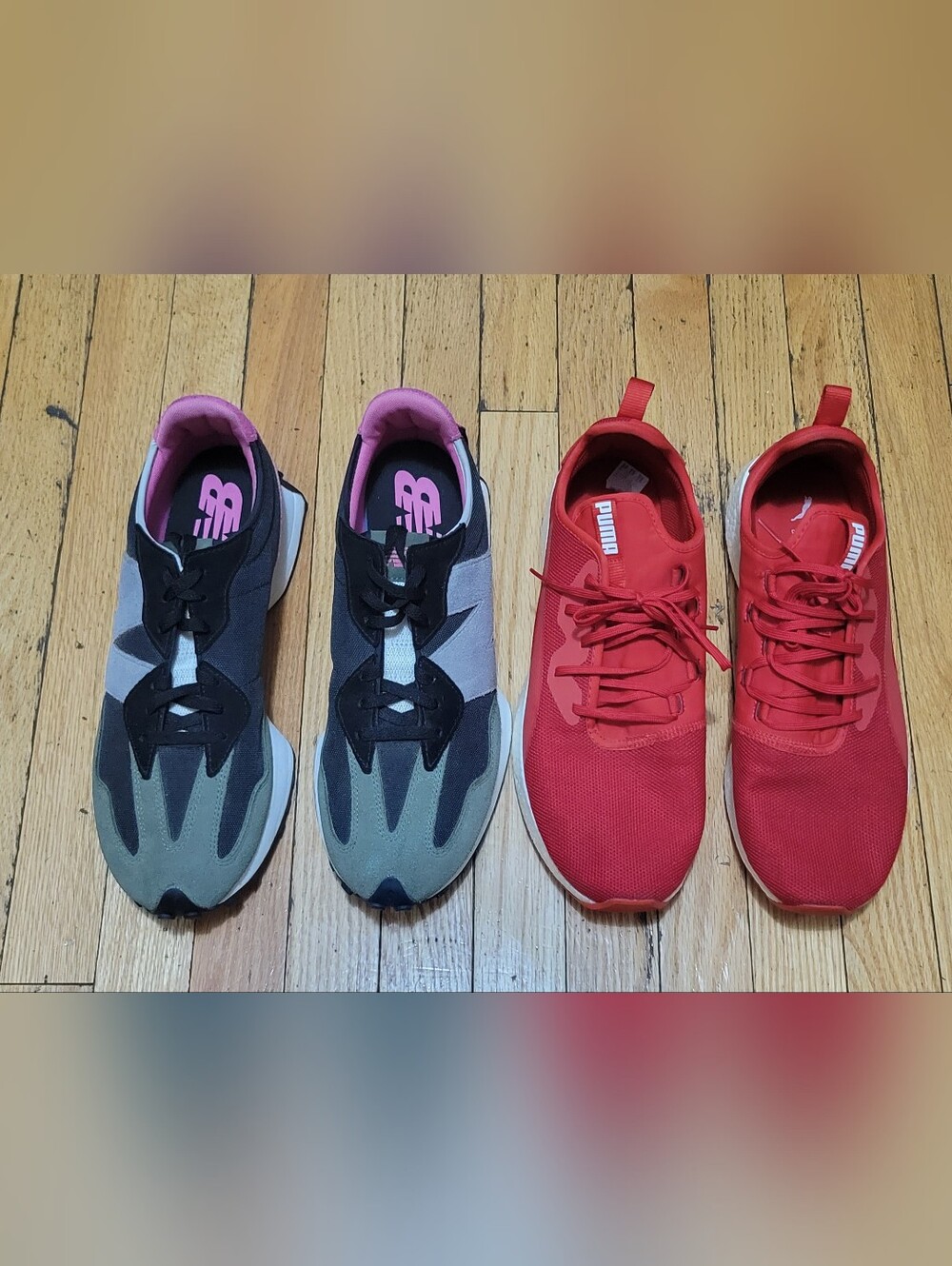 Bundle sneakers New Balance and Adidas size 13